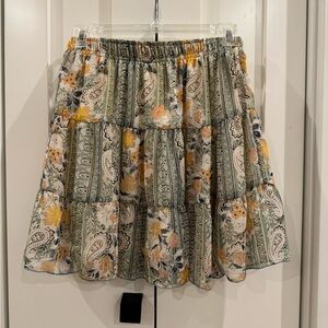 Altar’d State Floral Patterned Skirt